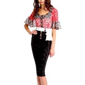 Byron Lars Portrait Flirt Dress- Final Price